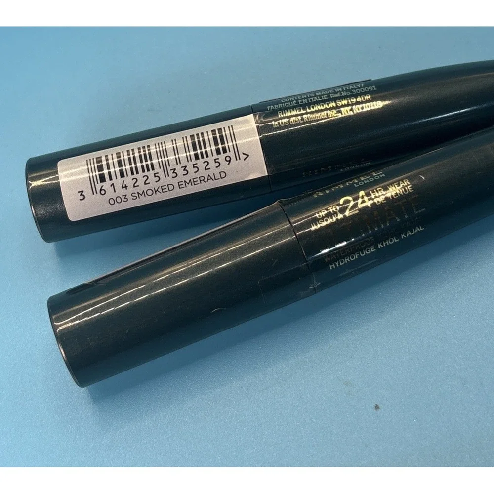 Rimmel 0.056 Oz Ultimate Kohl Kajal 003 Smoked Emerald Waterproof Eyeliner 2 ct